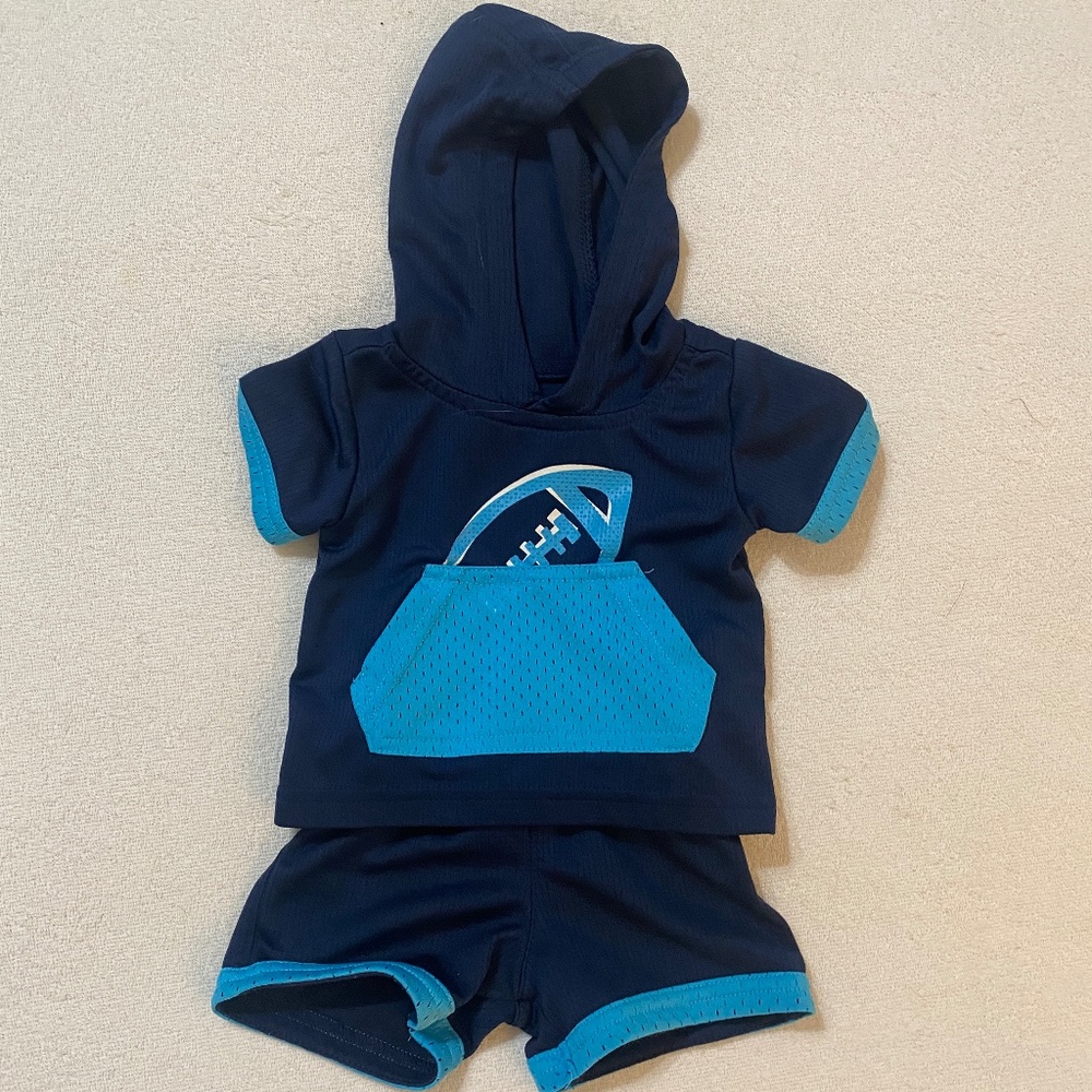 Athletic Works Infant Boys Football Hooded T-Shirt & Short Set